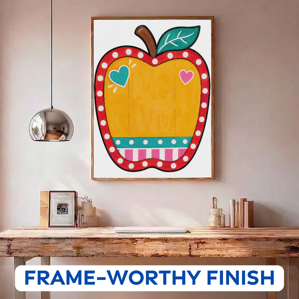 Apple for Teacher | Paint by Numbers Kit