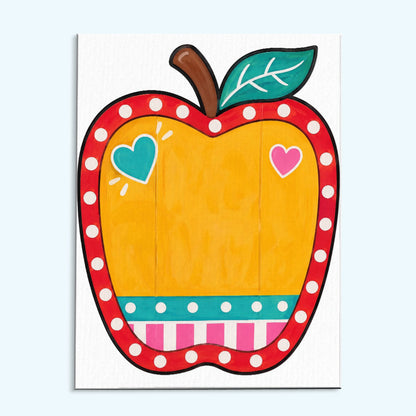 Apple for Teacher | Paint by Numbers Kit