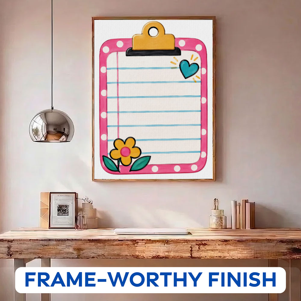 Cute Classroom Clipboard | Paint by Numbers Kit