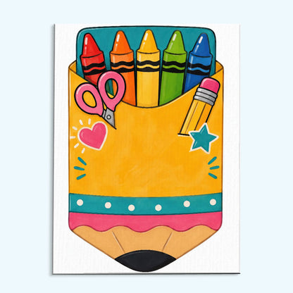 Rainbow Pencil | Paint by Numbers Kit