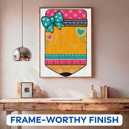 School Pencil | Paint by Numbers Kit