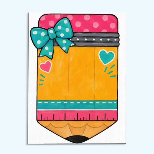 School Pencil | Paint by Numbers Kit