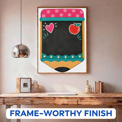 Chalkboard Classroom | Paint by Numbers Kit