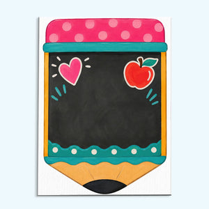 Chalkboard Classroom | Paint by Numbers Kit