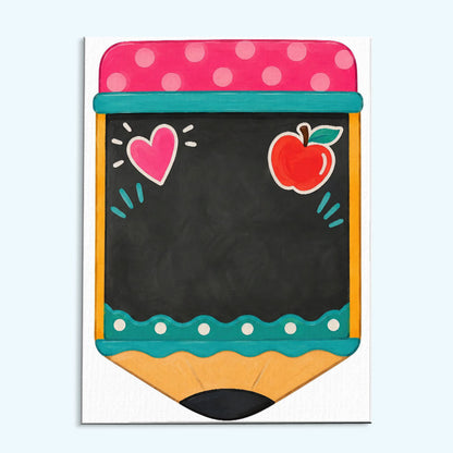 Chalkboard Classroom | Paint by Numbers Kit