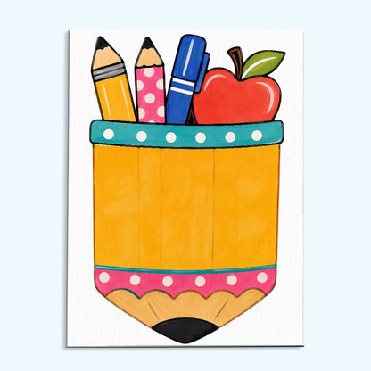 Crayon Holder | Paint by Numbers Kit