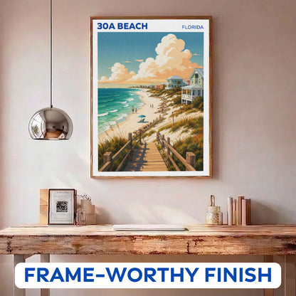 30A Beach, Florida | Paint by Numbers Kit