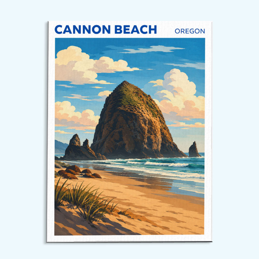 Cannon Beach, Oregon | Paint by Numbers Kit