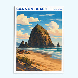 Cannon Beach, Oregon | Paint by Numbers Kit