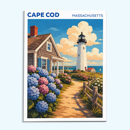Cape Cod, Massachusetts | Paint by Numbers Kit