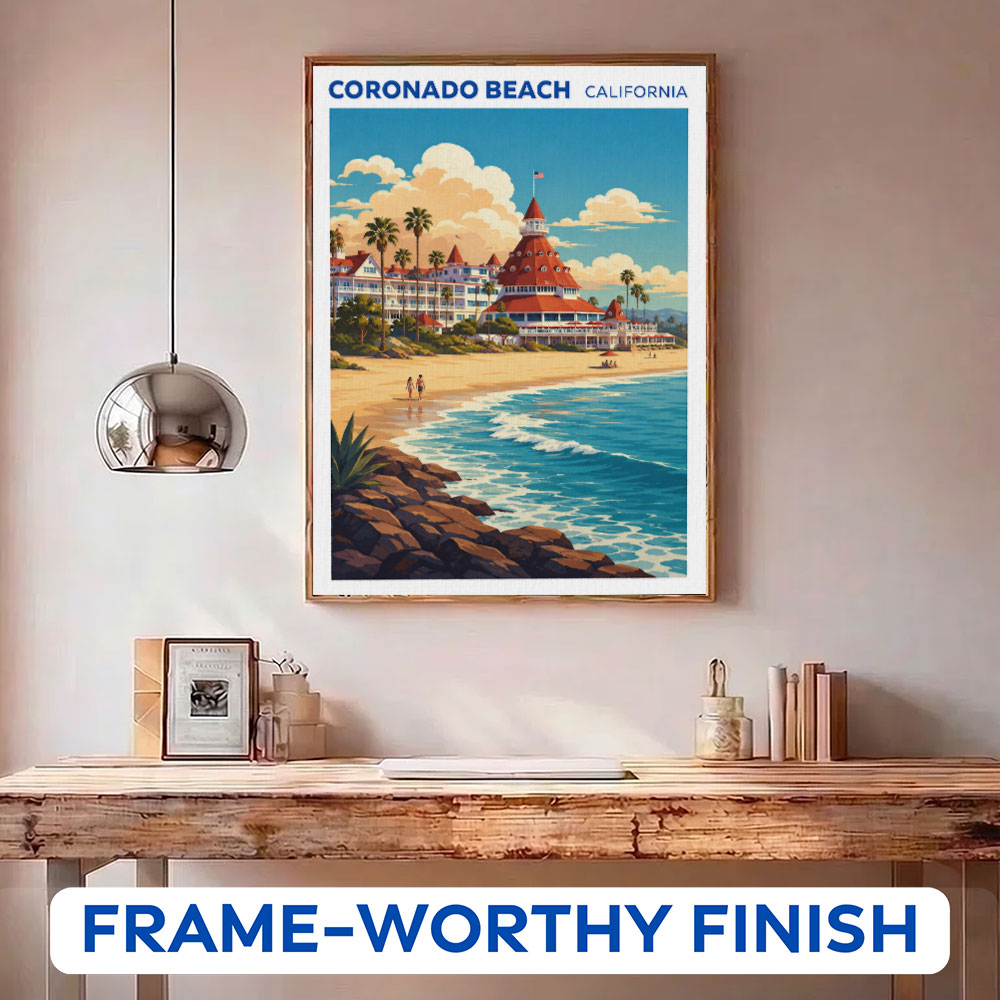 Coronado Beach, California | Paint by Numbers Kit