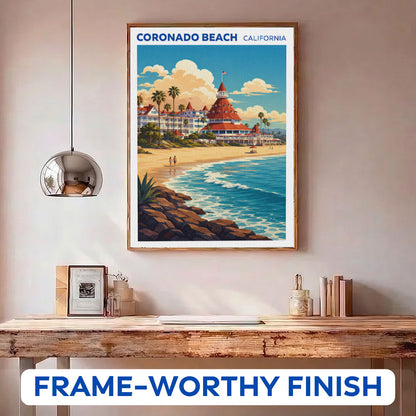 Coronado Beach, California | Paint by Numbers Kit