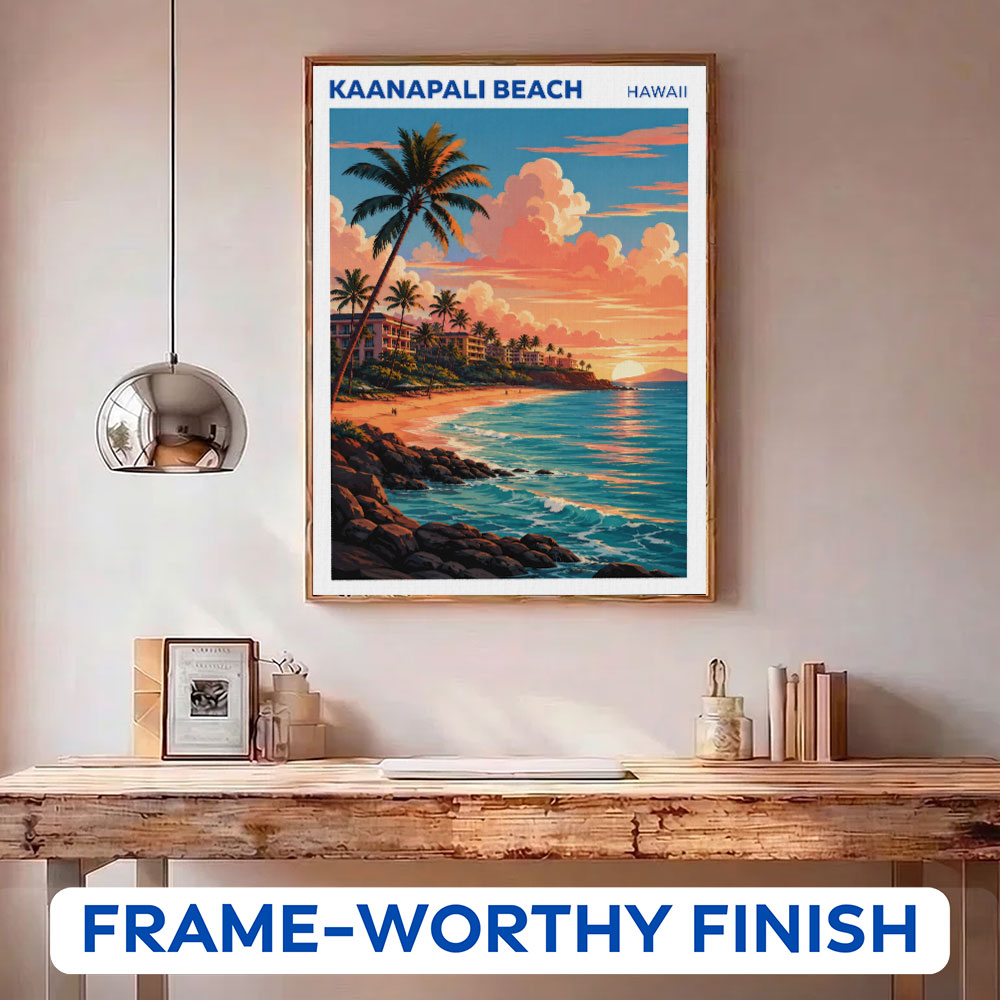 Kaanapali Beach, Hawaii | Paint by Numbers Kit