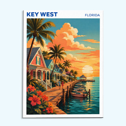 Key West, Florida | Paint by Numbers Kit