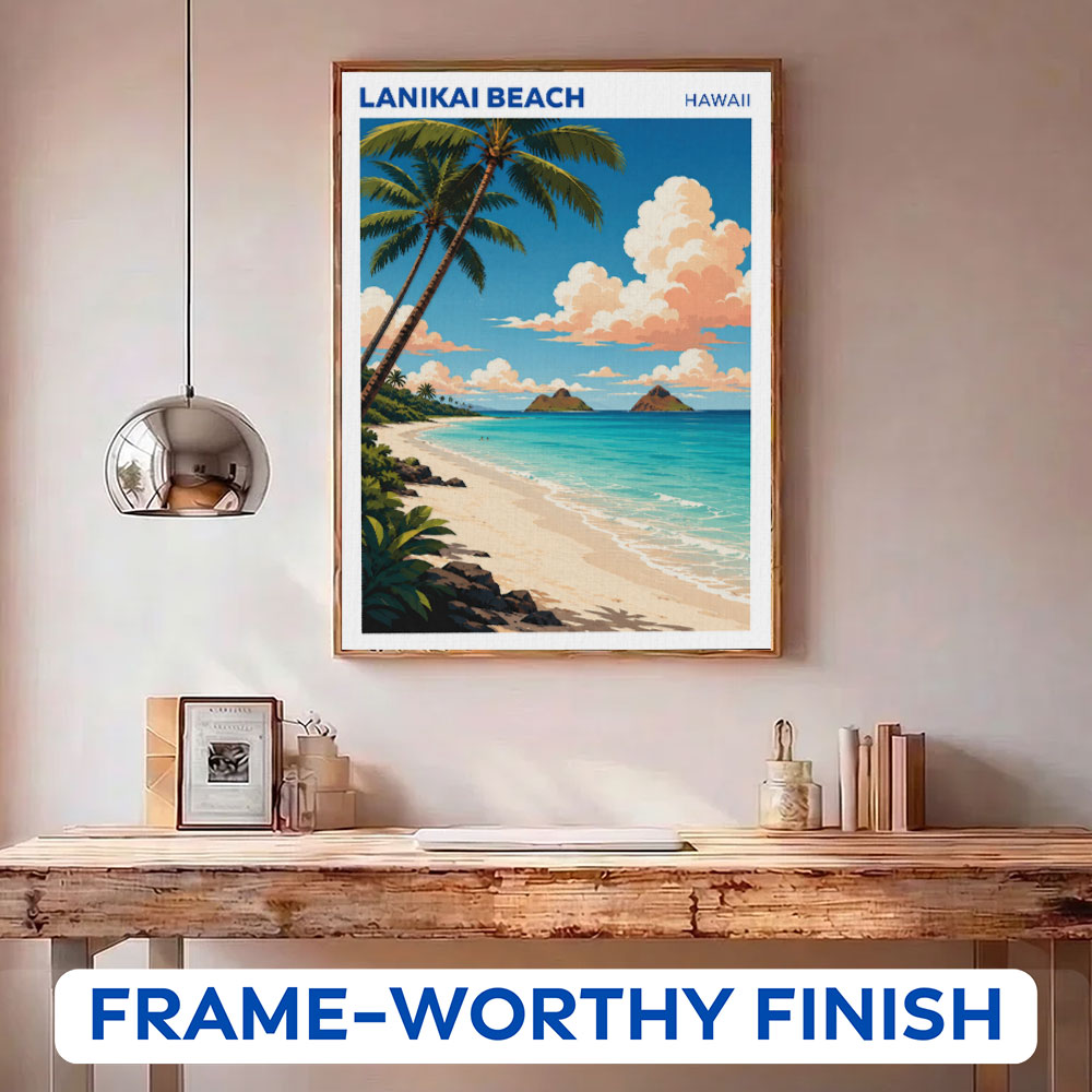 Lanikai Beach, Hawaii| Paint by Numbers Kit