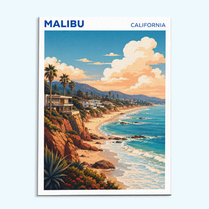 Malibu, California | Paint by Numbers Kit