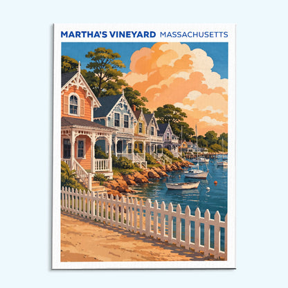 Martha’s Vineyard, Massachusetts | Paint by Numbers Kit