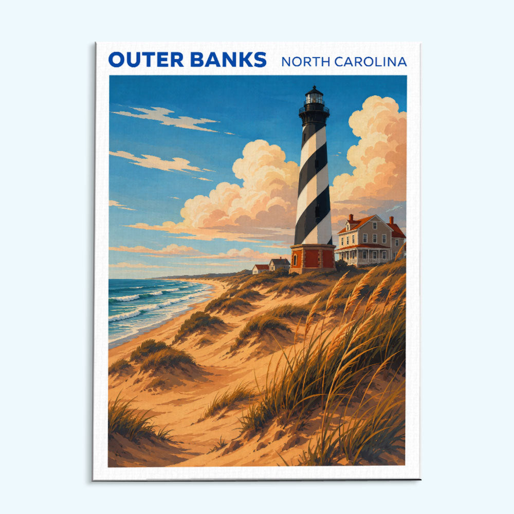 Outer Banks, North Carolina | Paint by Numbers Kit