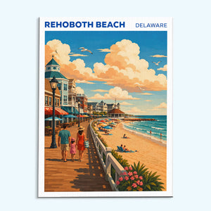 Rehoboth Beach, Delaware | Paint by Numbers Kit