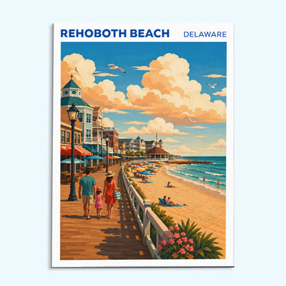 Rehoboth Beach, Delaware | Paint by Numbers Kit