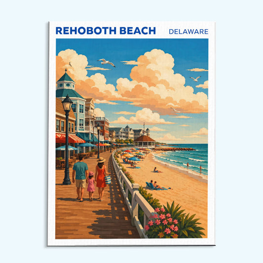 Rehoboth Beach, Delaware | Paint by Numbers Kit