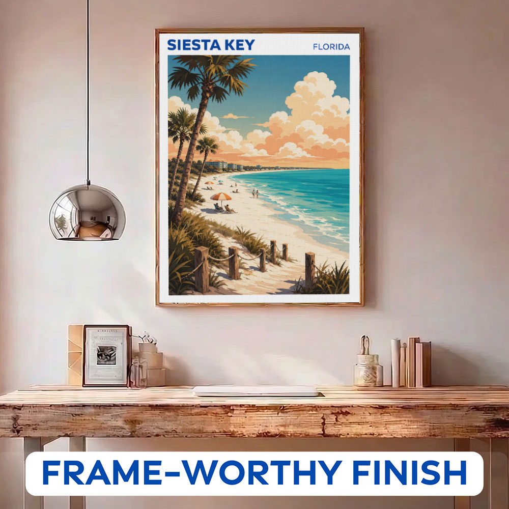 Siesta Key, Florida | Paint by Numbers Kit