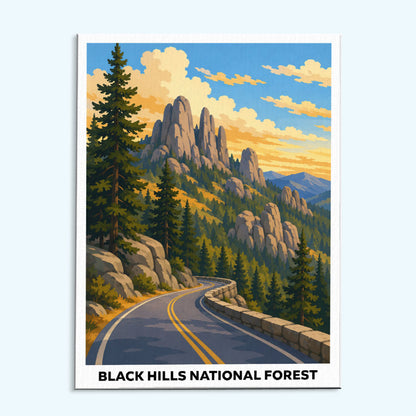 Black Hills National Forest | Paint by Numbers Kit