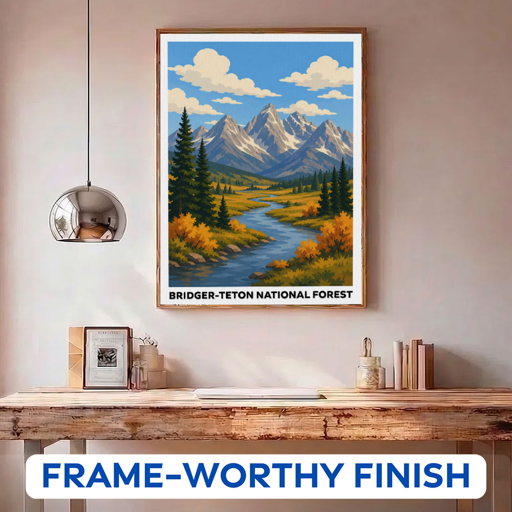 Bridger-Teton National Forest | Paint by Numbers Kit