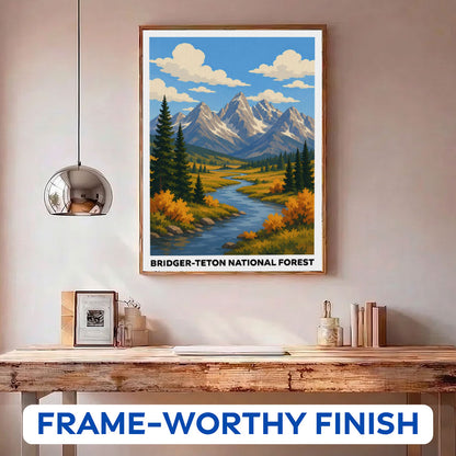 Bridger-Teton National Forest | Paint by Numbers Kit