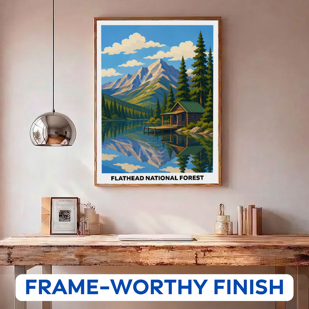 Flathead National Forest | Paint by Numbers Kit
