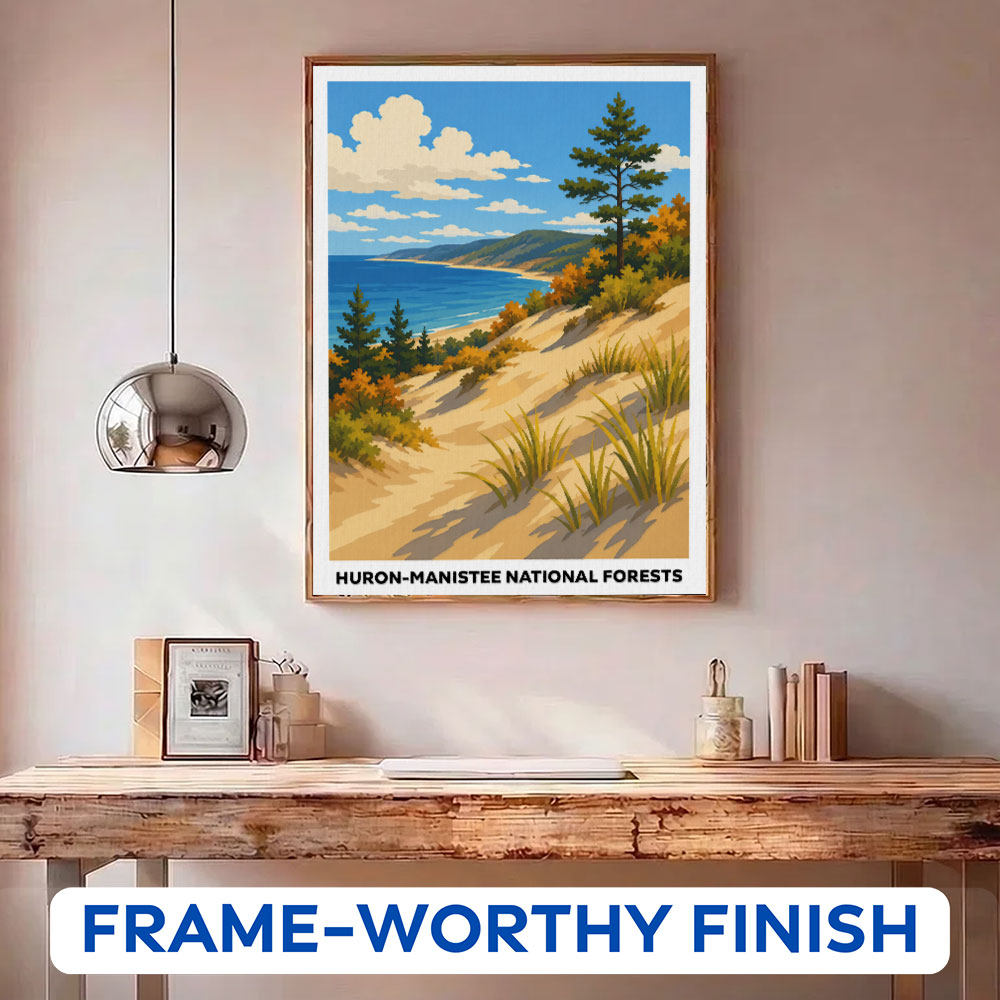 Huron-Manistee National Forests | Paint by Numbers Kit