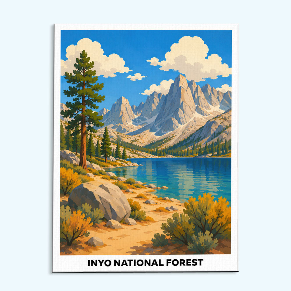 Inyo National Forest | Paint by Numbers Kit