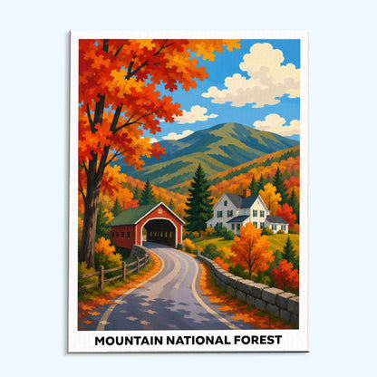 Mountain National Forest | Paint by Numbers Kit