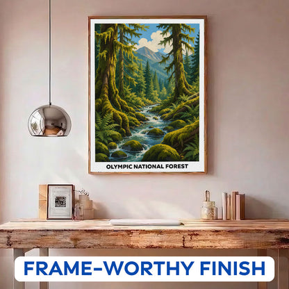 Olympic National Forest | Paint by Numbers Kit
