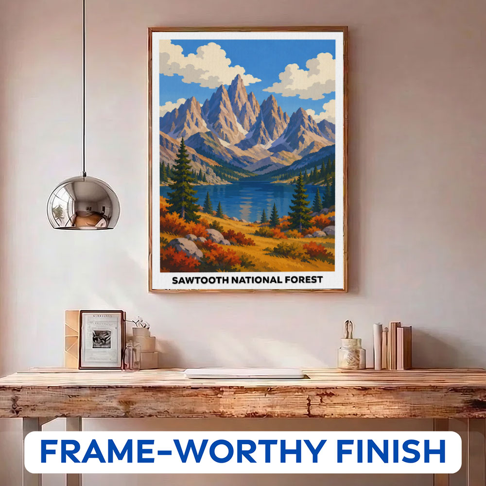 Sawtooth National Forest | Paint by Numbers Kit