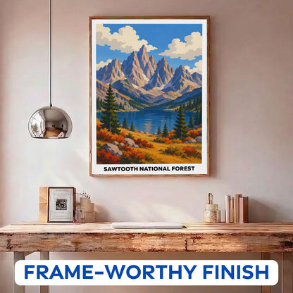 Sawtooth National Forest | Paint by Numbers Kit