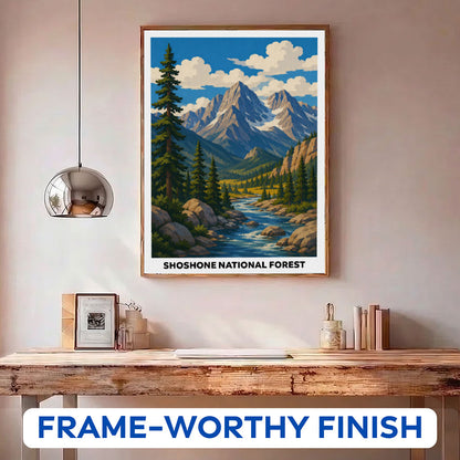 Shoshone National Forest | Paint by Numbers Kit