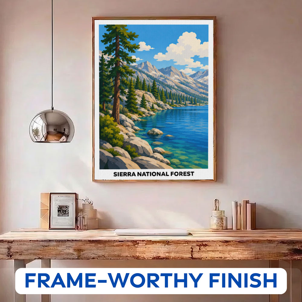 Sierra National Forest | Paint by Numbers Kit