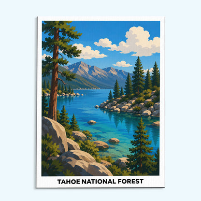 Tahoe National Forest | Paint by Numbers Kit