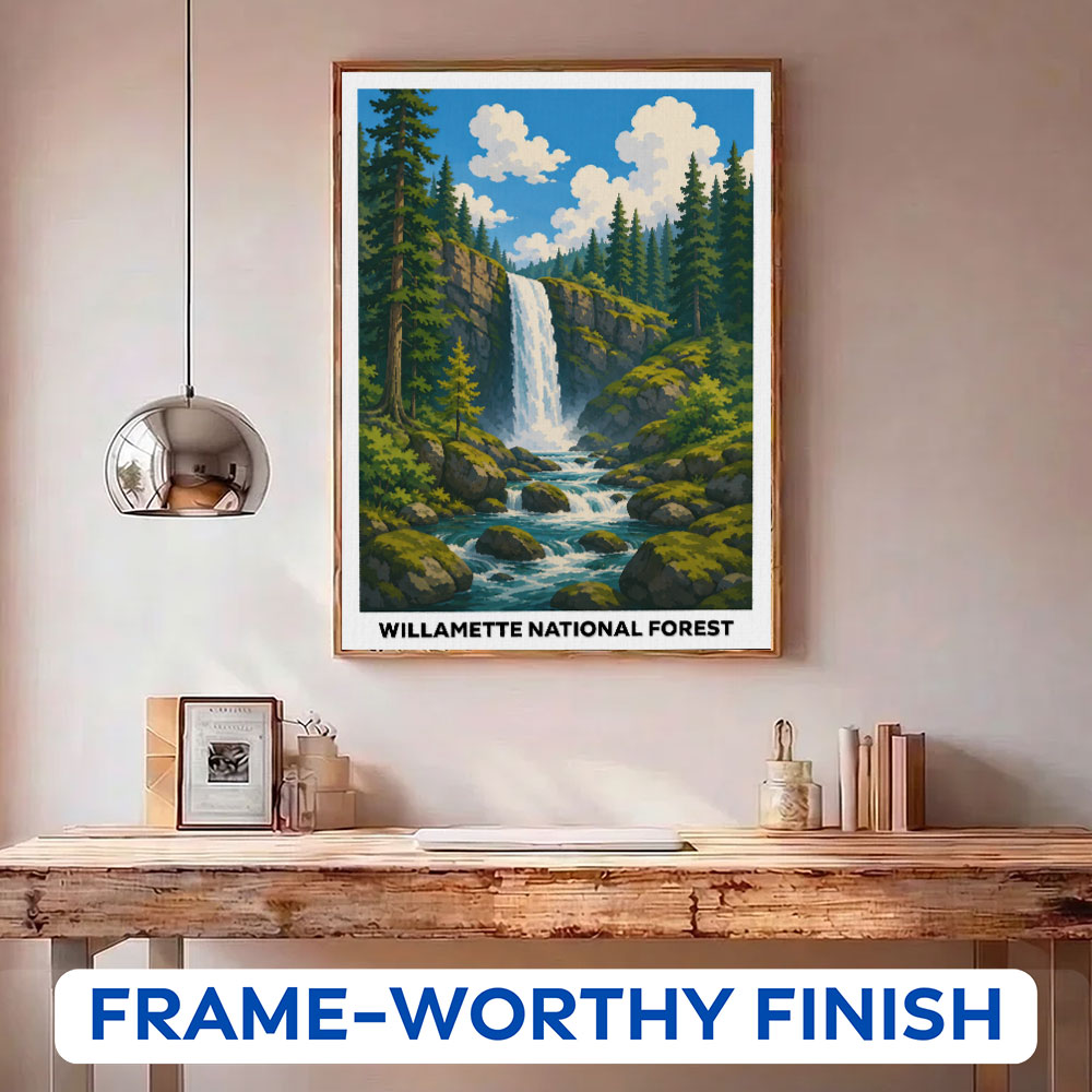 Willamette National Forest | Paint by Numbers Kit