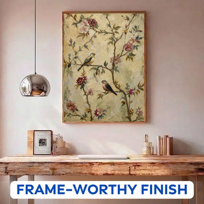 Vintage Birds & Blossoms | Paint by Numbers Kit