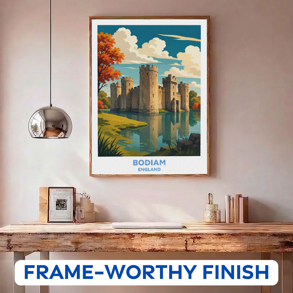 Bodiam - England | Paint by Numbers Kit