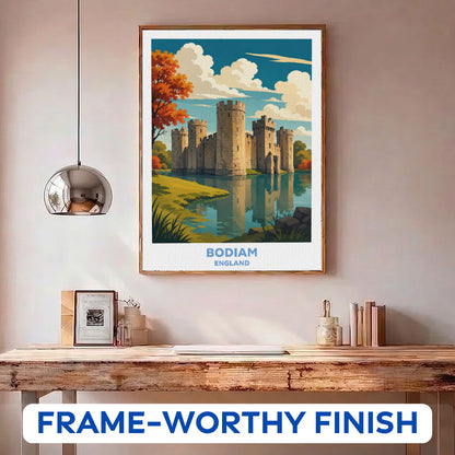 Bodiam - England | Paint by Numbers Kit