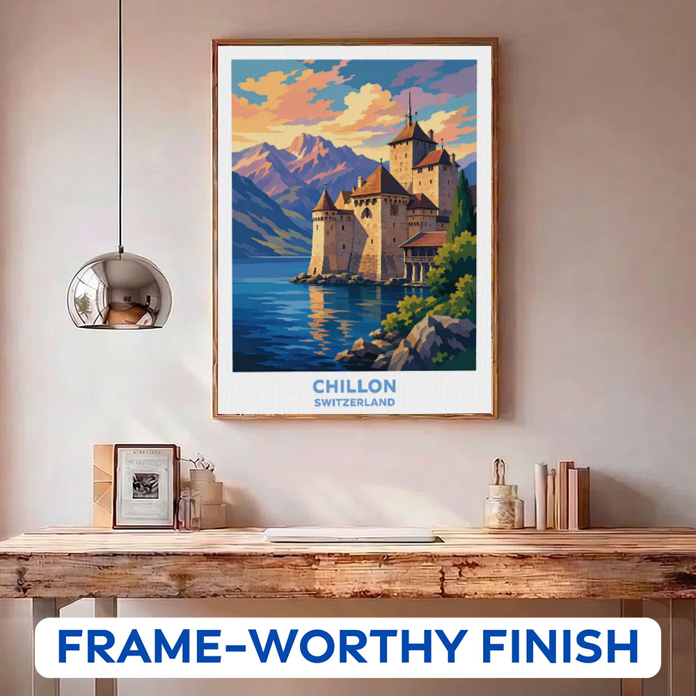 Chateau de Chillon | Paint by Numbers Kit
