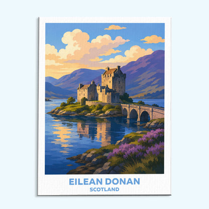 Eilean Donan - Scotland | Paint by Numbers Kit