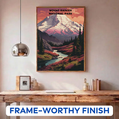 Mount Rainier Park | Paint by Numbers Kit