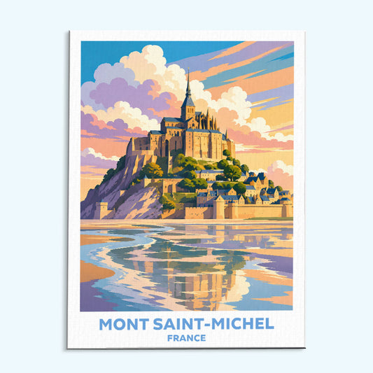 Mont Saint-Michel - France | Paint by Numbers Kit