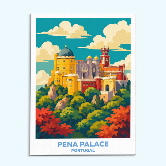 Pena Palace - Portugal | Paint by Numbers Kit