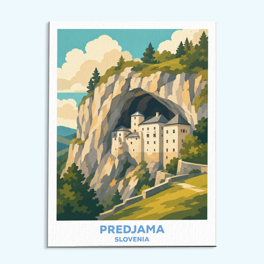 Predjama - Slovenia | Paint by Numbers Kit
