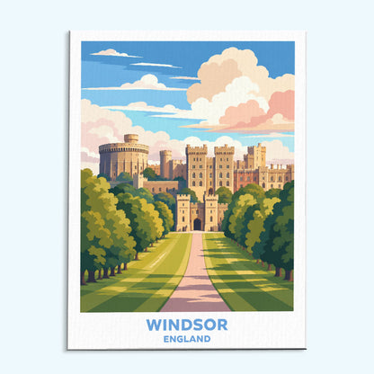 Windsor - England | Paint by Numbers Kit